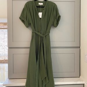 Xirena Cate Dress in Olive Green, Size L